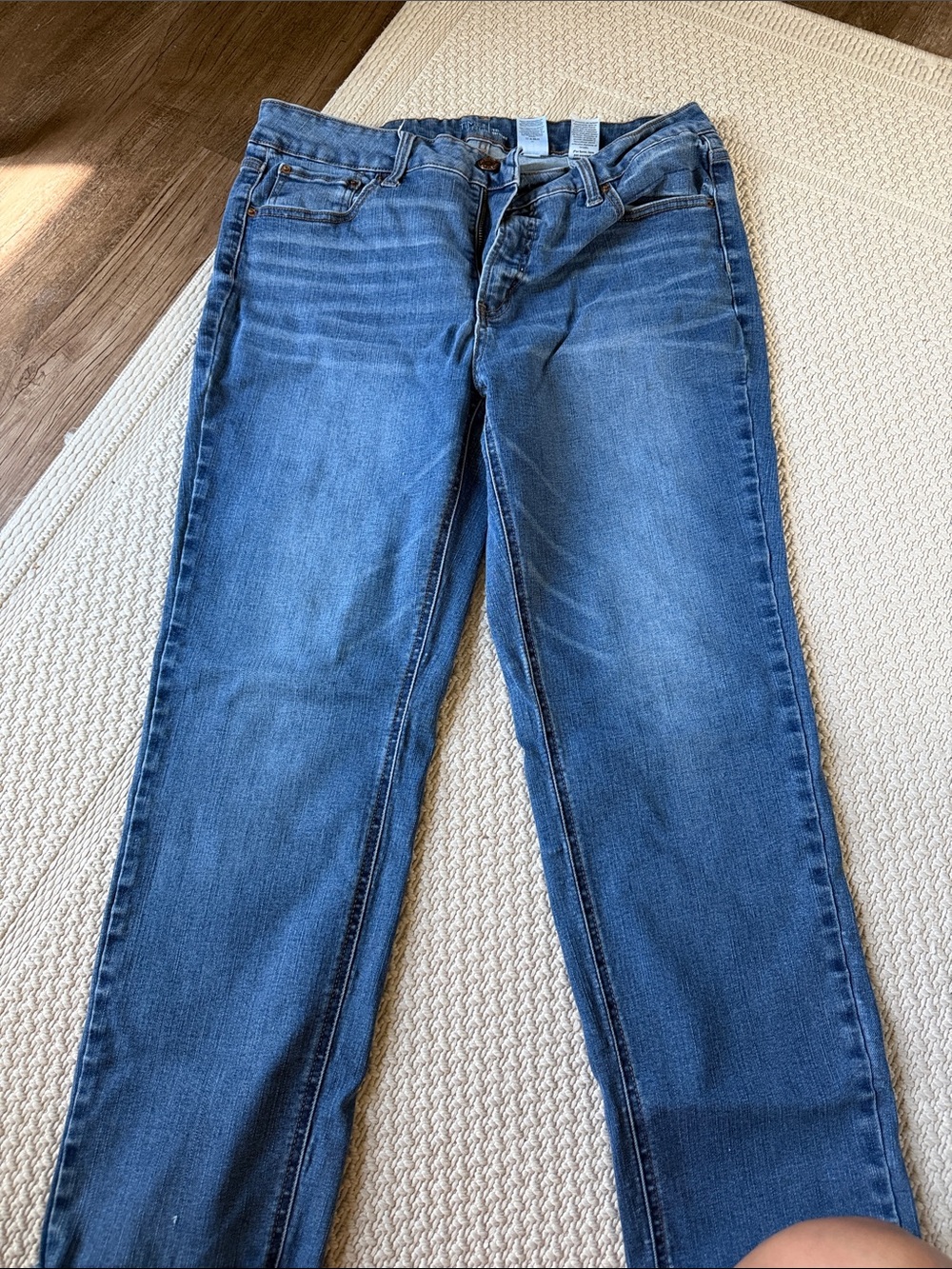 Time and Tru Slim Straight Jeans in Medium Blue